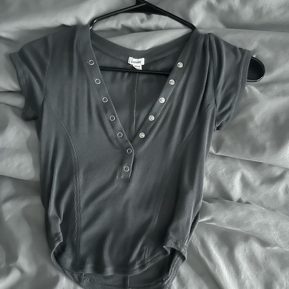 Garage Charcoal Short Sleeve Tee